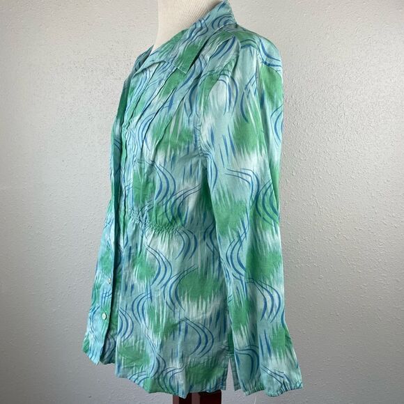 JH Collectibles Button Down Shirt Size L EUC - Picture 1 of 6